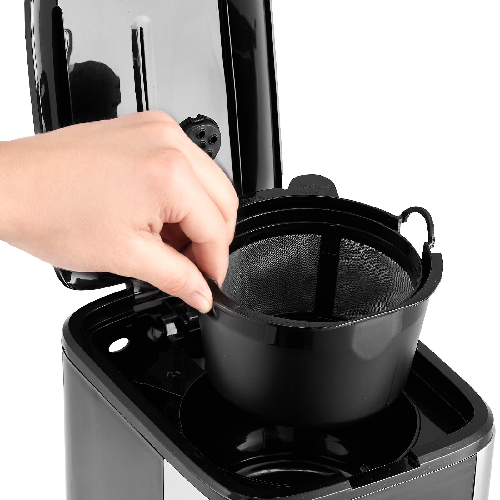 Programmable Coffee Maker, 12 Cup Programmable Drip Coffee Makers With Touch Screen, 4-Hour Keep Warm Coffee Makers Drips, 2 Brew Strengths Drip Coffee Machine For Home, 24-Hour Programmable_voghion.com